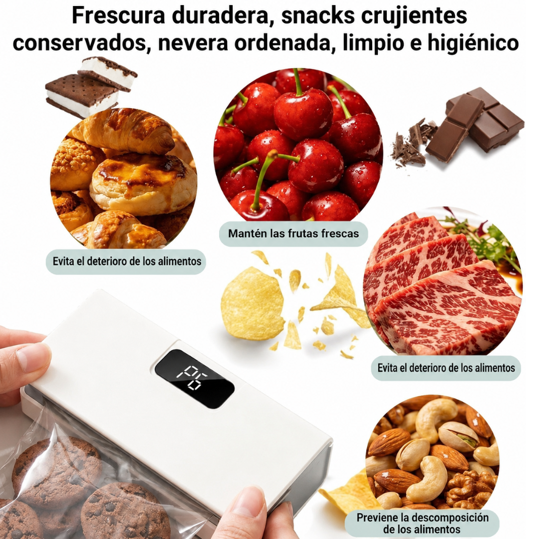 Sellador y Cortador de Bolsas 2 en 1
